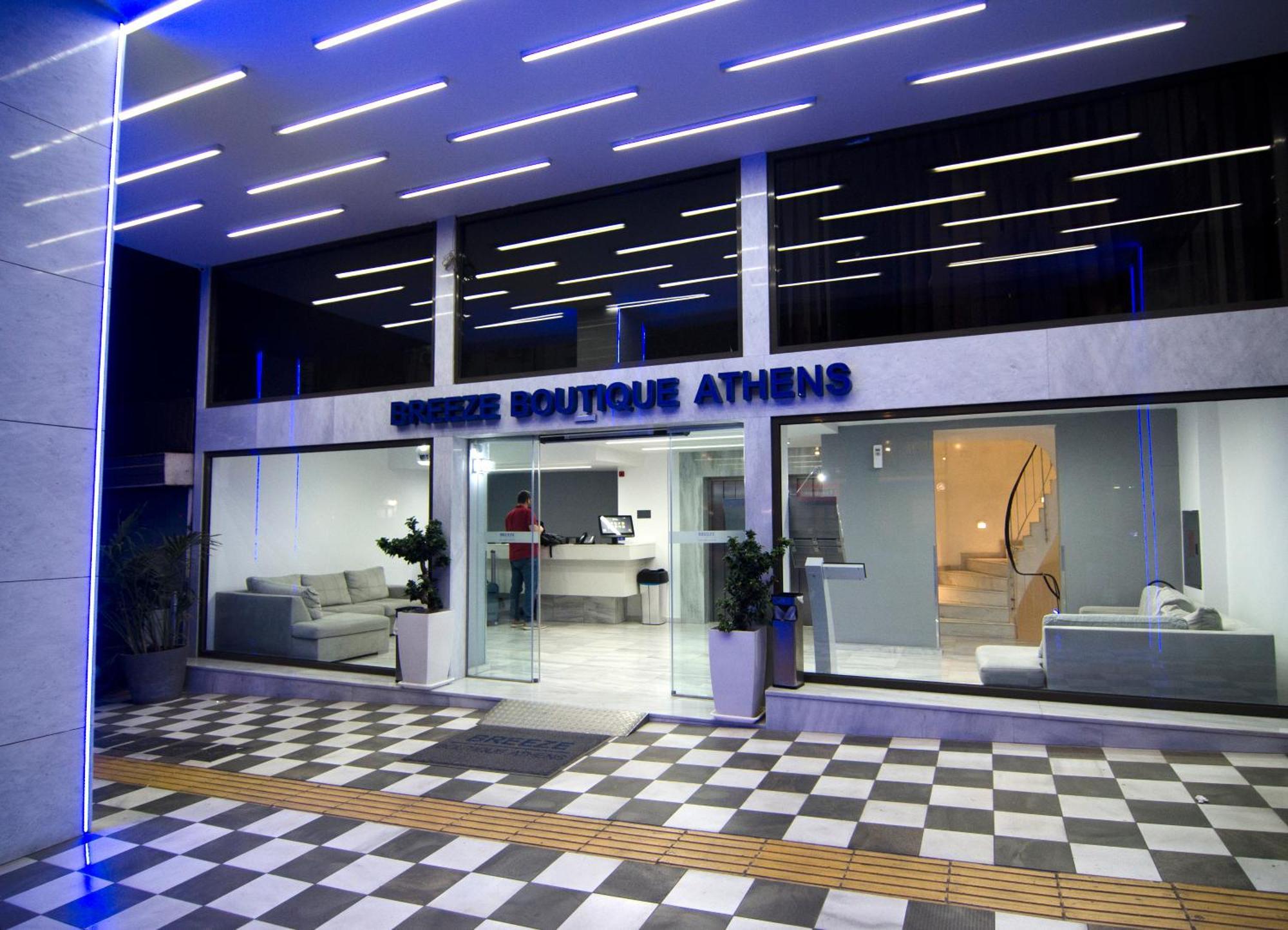 Hotel Breeze Boutique Athen Exterior foto
