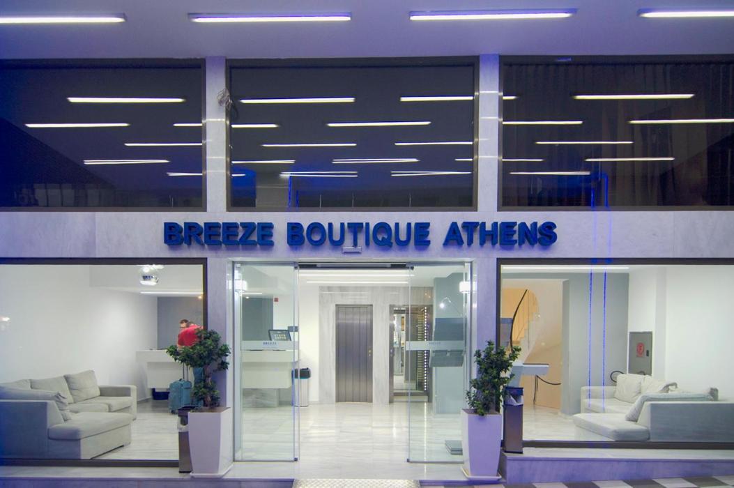 Hotel Breeze Boutique Athen Exterior foto